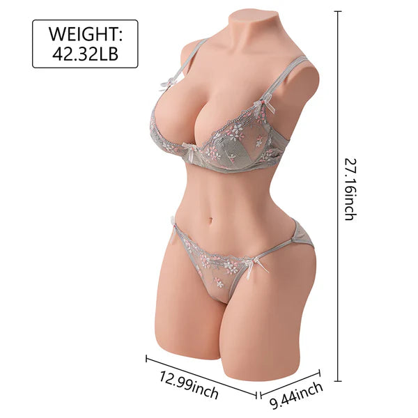 Zoey: TPE Torso Sex Doll 19.2kg (42.3lb) Big Breasts & Juicy Booty