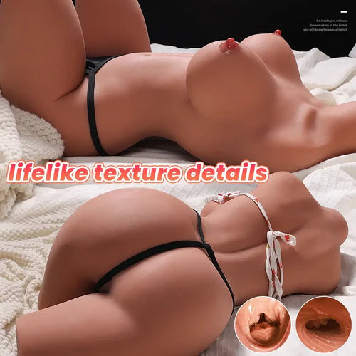 Piper: TPE Torso Sex Doll 13.5kg (29.7lb) Tan Skin & Sexy Buttocks