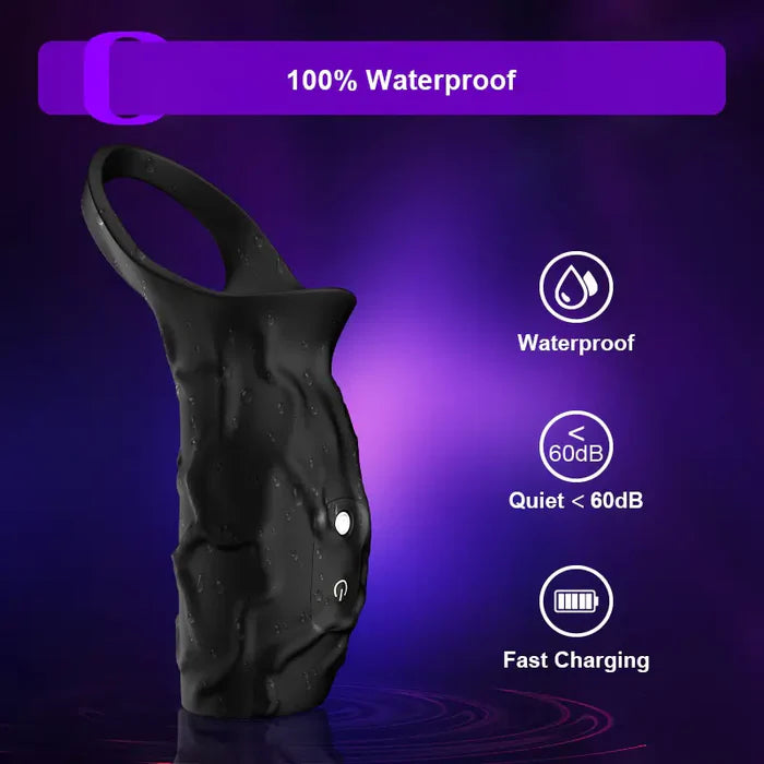 PR11 Pro: Vibrating Cock Ring Full-Length Support & Scrotal Locking System