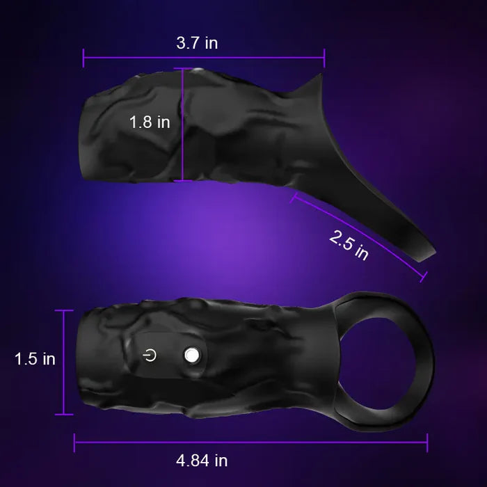 PR11 Pro Vibrating Cock Ring: Full-Length Support & Scrotal Locking System