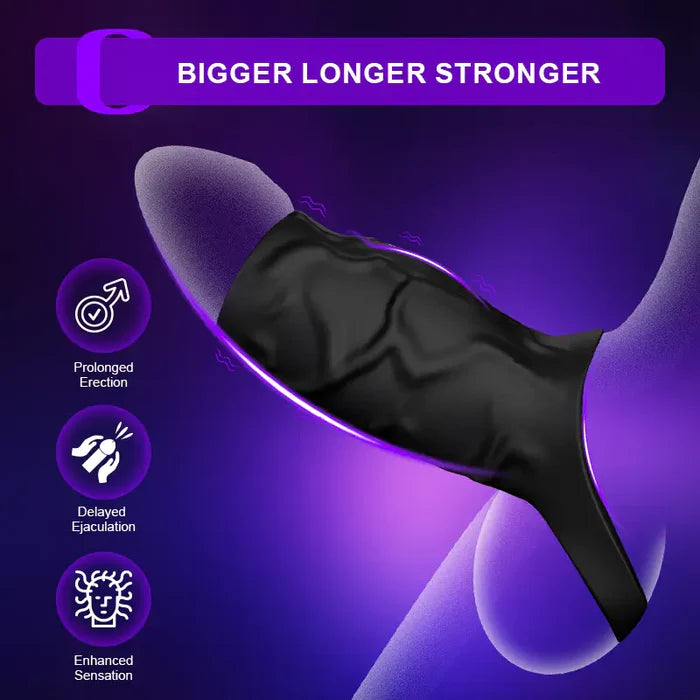 PR11 Pro: Vibrating Cock Ring Full-Length Support & Scrotal Locking System