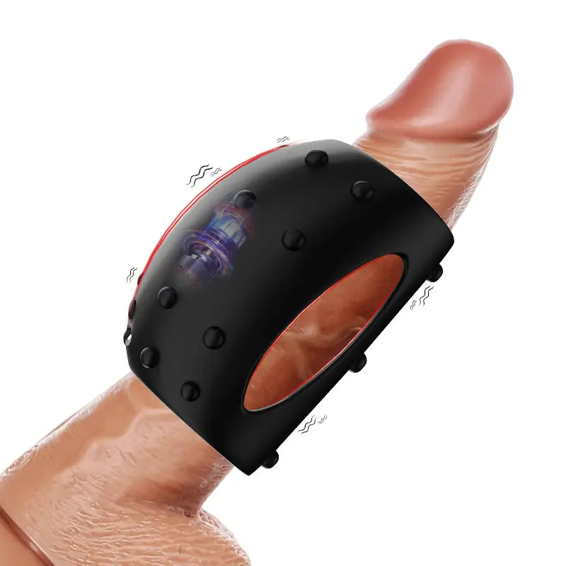 PR5 Vibrating Cock Ring: 3-in-1 Dual-Ring with Scrotal & Clitoral Stimulator